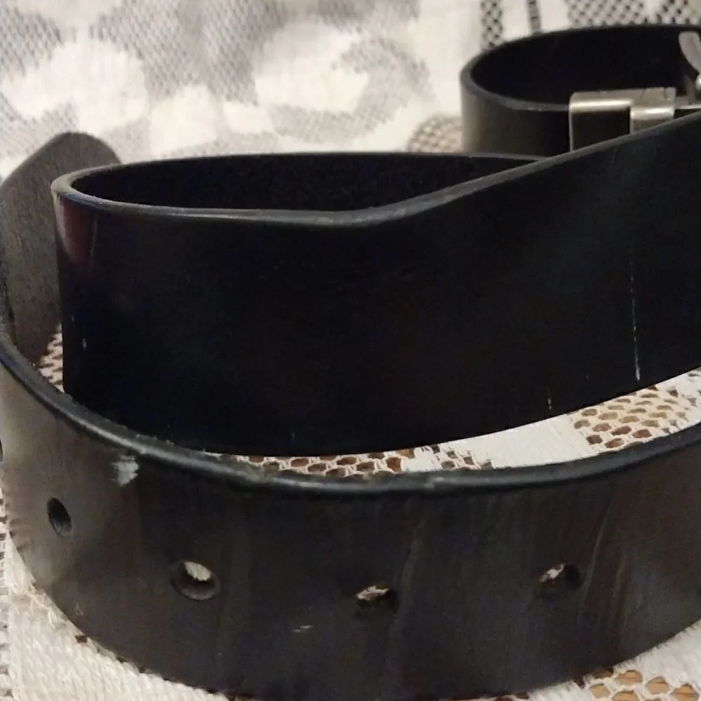 Levis black leather